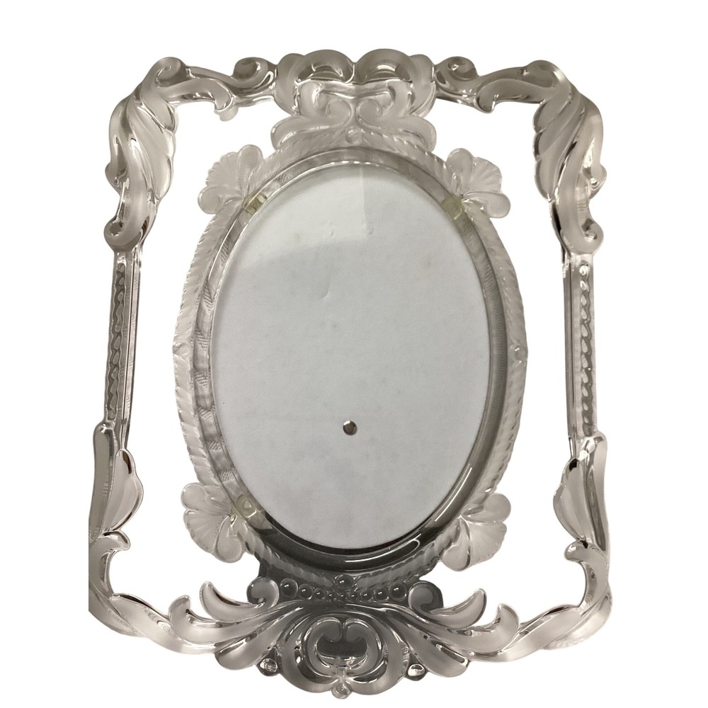 Mikasa Princess Picture Frame Oval 5x7 Lucite‎ Acrylic Elegant Gift Germany